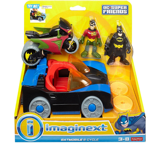 Imaginext DC Super Friends Batmobile & Cycle Only $16.79! (Reg. $50)