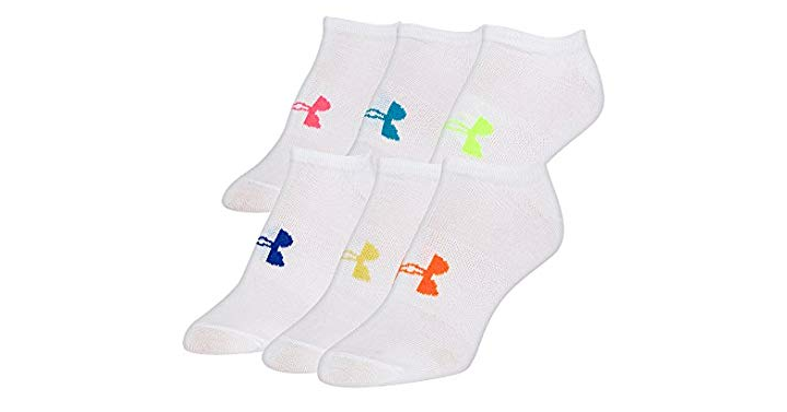 Under Armour Women’s Essential No-Show Liner Socks (6 Pairs) – Just $9.98!