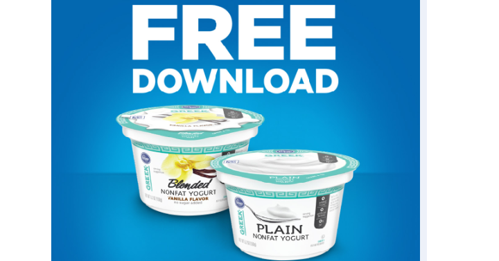 FREE Kroger Greek Yogurt! Download Coupon Today!
