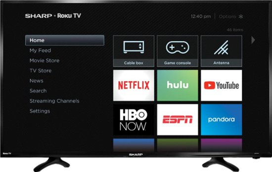 Sharp 40″ LED 1080p Smart HDTV Roku TV – Just $149.99! Was $249.99!