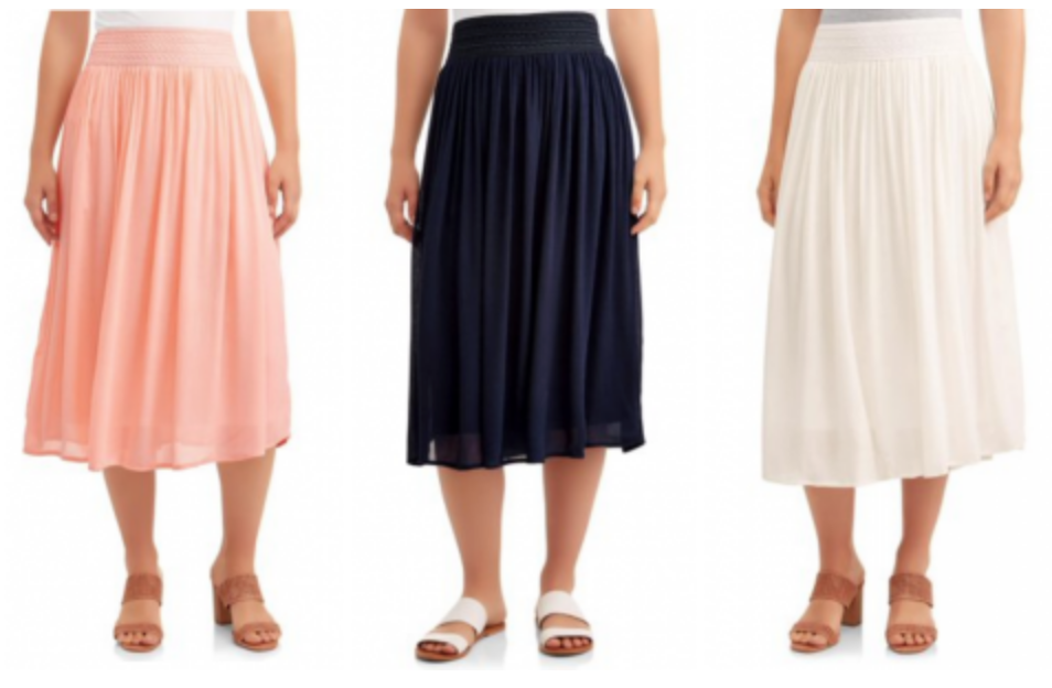 Women’s Pleated Midi Skirt Just $7.00! (Reg. $16.98)