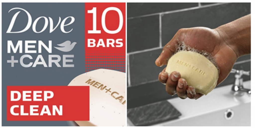 Dove Men+Care Deep Clean Body and Face Bar 10-Count Just $8.27 Shipped!