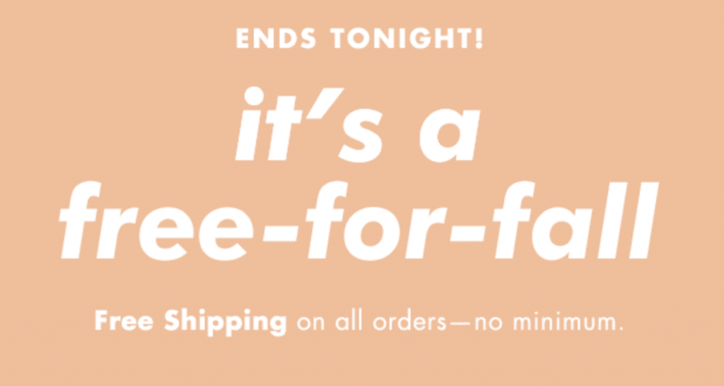 e.l.f Cosemtics FREE Shipping No Minimum Today Only!