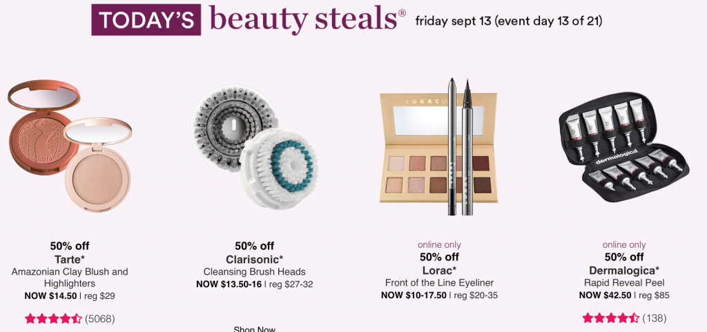 Day 13 Of Ulta’s 21 Days Of Beauty! Save 50% Off Tarte, Lorac, Clarisonic & More!