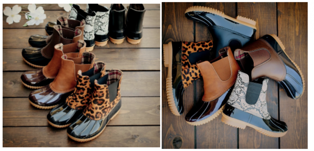 Two-Tone Duck Boots Just $34.99! (Reg. $70.00)