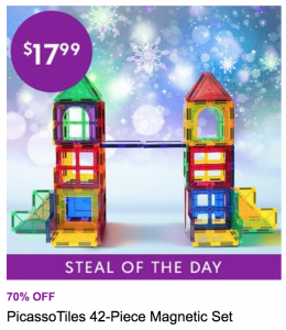 Picasso Tiles 42-Piece Artistry Building Set Just $17.99 Today Only!