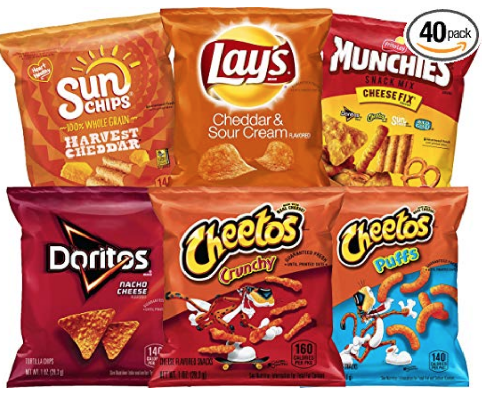 Frito-Lay Cheesy Mix Variety Pack, 40 Count Just $10.16 Shipped!