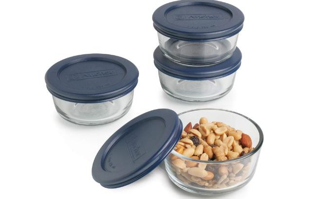 Anchor Hocking Classic Glass Food Storage Containers with Lids (Set of 4) – Only $6.96!