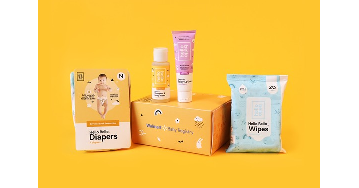 FREE Hello Bello Welcome Baby Gift Box from WalMart!