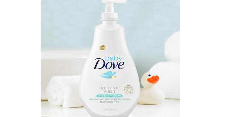 Baby Dove Tip to Toe Baby Wash Sensitive Moisture, 20 Fl Oz – Only $3.99!