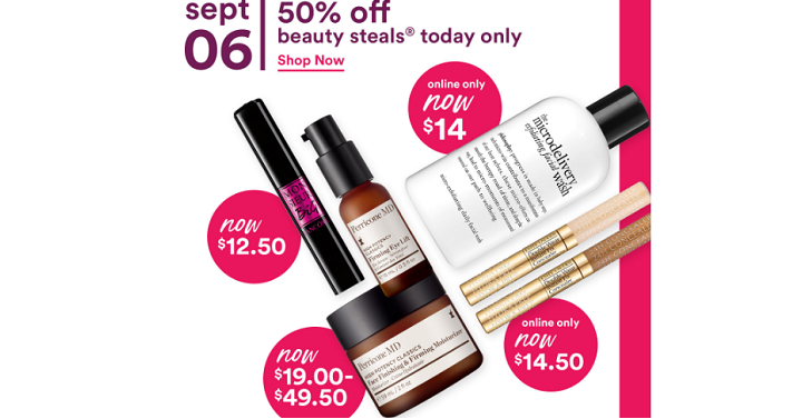 ULTA: Day 6 of 21 Days of Beauty Steals is Today! Save 50% on Lancome Mascara, Philosophy Face Wash & More!