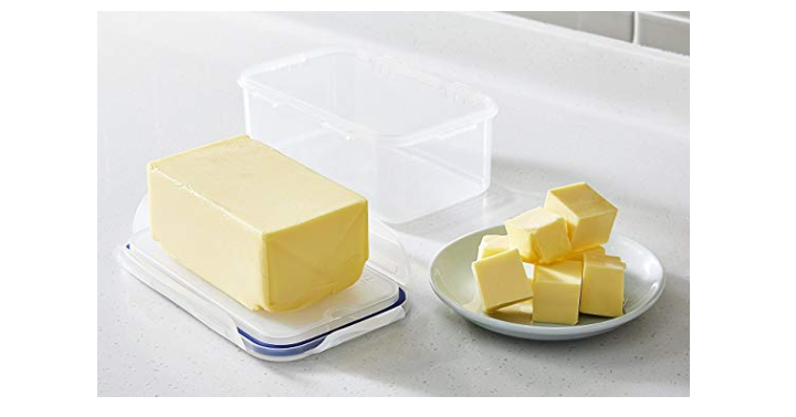 LOCK & LOCK Airtight Rectangular Food Storage Container with Butter Insert Only $3.14!