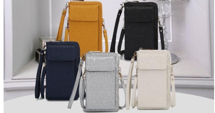 Phone Wallet Crossbody Bag Caddy – Only $19.99!