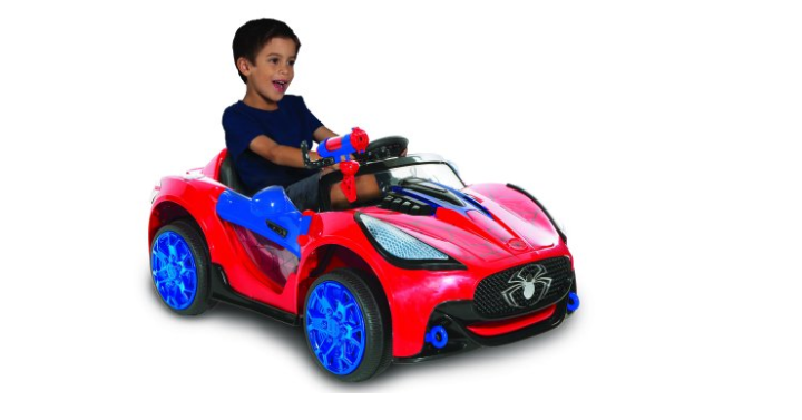 Spiderman-marvel 6 Volt Spider-man Super Car for Kids Only $79 Shipped! (Reg. $149)