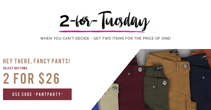 Cents of Style 2 For Tuesday – CUTE Fancy Pants – 2 For $26! FREE SHIPPING!