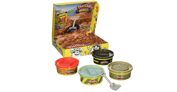Play-Doh Wheels Buildin’ Compound 4-Pack Bundle of Extra Large Cans – Just $6.99!