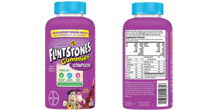 Flintstones Gummies Children’s Multivitamins, Kids Vitamin Supplement with Vitamins C, D, E, B6, and B12 – 180 Count – Just $6.39!