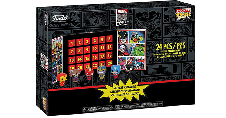Price drop! Funko Advent Calendar: Marvel 80th Anniversary, 24 Pieces – Just $44.28!