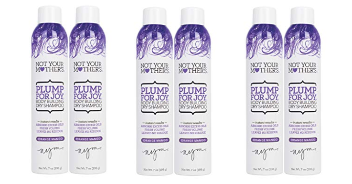 Not Your Mother’s Plump for Joy Body Building Dry Shampoo (2 Pack) Only $5.68 Shipped! (Reg. $14)