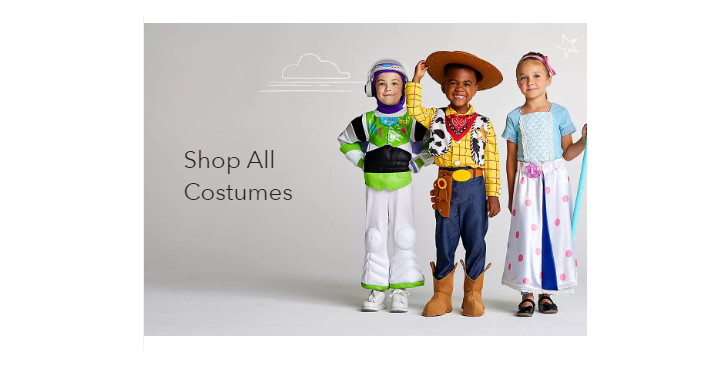 Shop Disney: Take 20% off Your Costume Purchase of $60 or More! Grab Your Halloween Costumes Now!