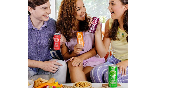 IZZE Sparkling Juice, 4 Flavor Sunset Variety Pack (Pack of 24) Only $9.29 Shipped!