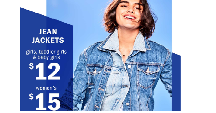 Old Navy: Women’s Jean Jackets Only $15, Girls Only $12! Today Only!