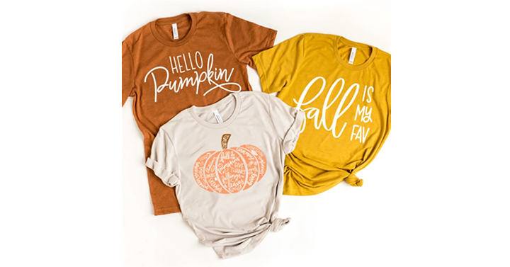 Pumpkin Tees from Jane – Just $14.99! Lots of Styles Available!