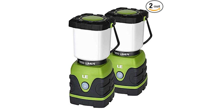 Battery Powered LED with 1000LM, 4 Light Modes, Waterproof – 2 Pack – Just $24.47!