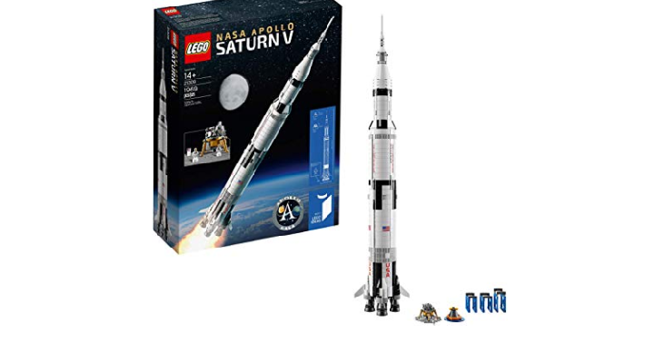LEGO Ideas NASA Apollo Saturn V Outer Space Model Rocket Only $99 Shipped! (Reg. $120)