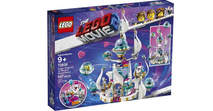 THE LEGO MOVIE 2 Queen Watevra’s ‘So-Not-Evil’ Space Palace Building Kit – Only $59.99!
