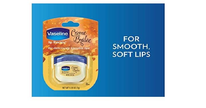 Vaseline Lip Therapy, Creme Brulee, 0.25 Ounce Only $1.40 Shipped!