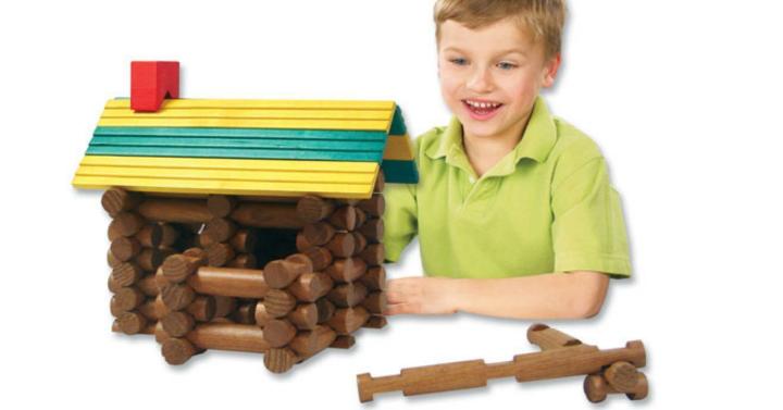 Ideal Frontier Logs 114 Piece Classic Wood Construction Set – Only $19.98!