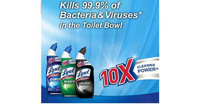 Lysol Power Toilet Bowl Cleaner, 48oz (2 count) Only $3.20 Shipped! That’s Only $1.60 Each!