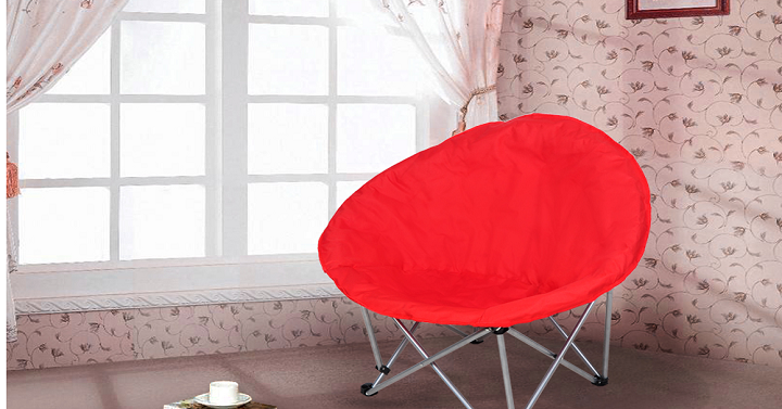 Oversize Folding Saucer Padded Moon Chair Comfort Furniture Only $37.95! (Reg $70)
