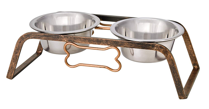 Loving Pets Black Label Collection Rustic Bone Diner for Dogs Only $4.98!