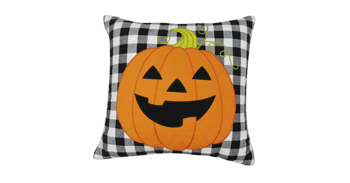 Kohl’s Lowest Prices of The Season! Earn Kohl’s Cash! Spend Kohl’s Cash! Buffalo Check Pumpkin Throw Pillow – Just $13.99!