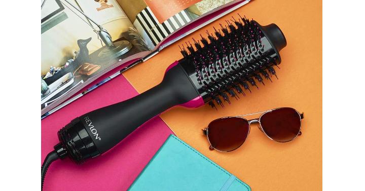 Revlon One-Step Hair Dryer & Volumizer Hot Air Brush—$41.59!