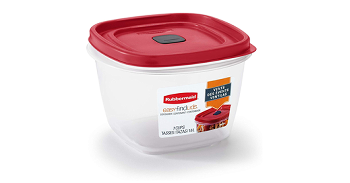 Rubbermaid Easy Find Vented Lid Food Storage Container, 7-Cup – Just $3.00!