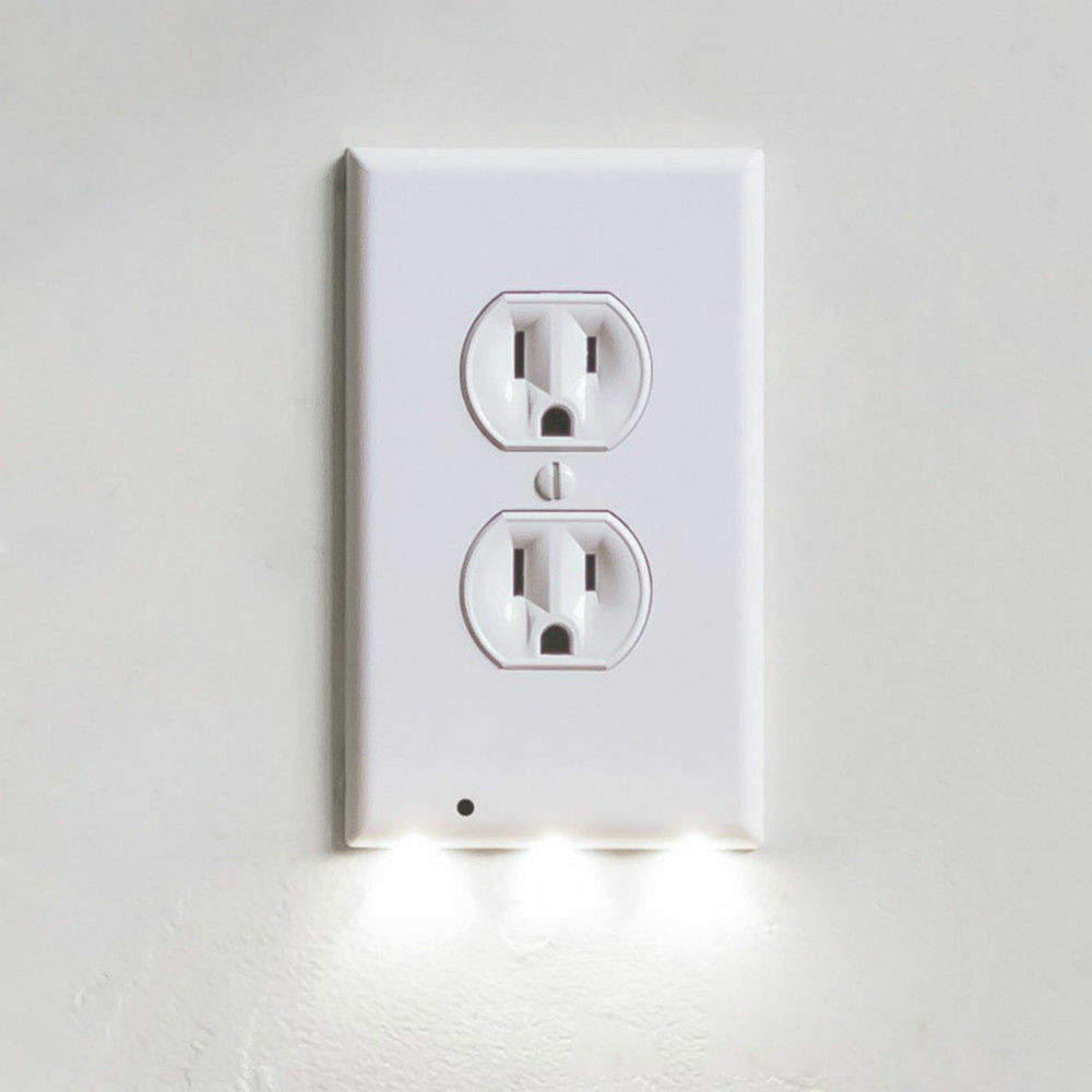 Wall Outlet Coverplate With LED Night Lights Just $2.89!