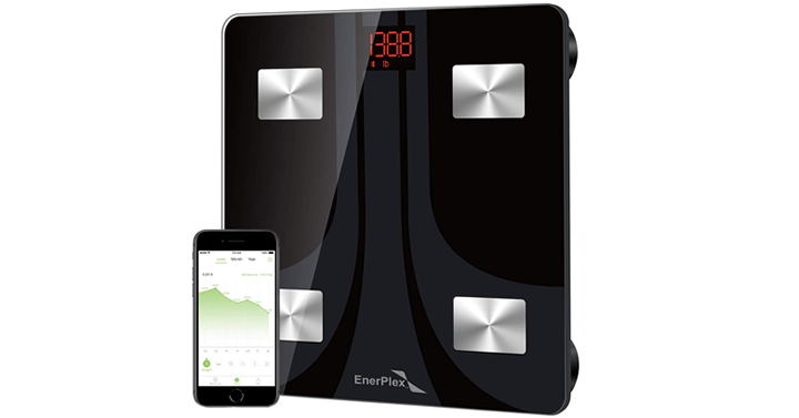 Digital Bathroom Bluetooth Body Fat Scale with iOS, Android App – Just $23.96!