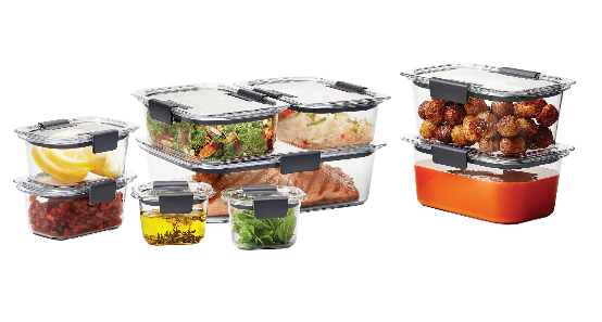 Rubbermaid Brilliance Leak-Proof Food Storage Containers with Airtight Lids—$19.98!