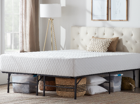 Rest Haven 14″ Steel Platform Bed Frames From $56 – $98! (Twin – California King)