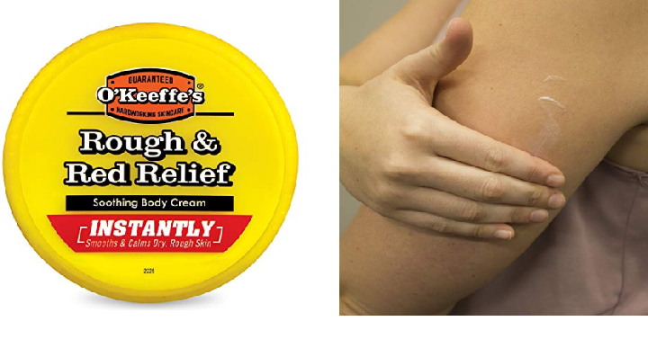 O’Keeffe’s Rough & Red Relief Soothing Body Cream Only $5.00! (Reg. $12.50) Great Reviews!