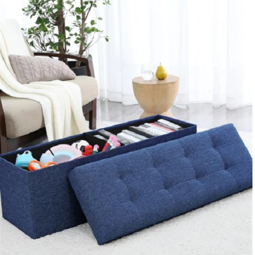 Foldable Tufted Storage Ottoman (Multiple Color Options) Only $49.99 + Free Shipping! (Reg. $130)