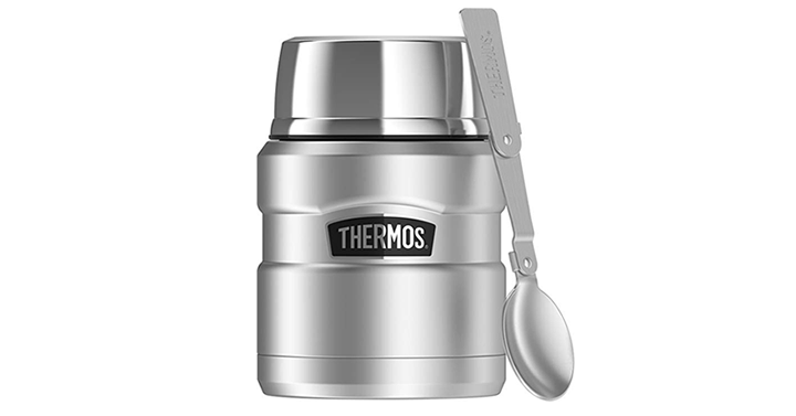 Thermos Stainless King 16 Ounce Food Jar with Folding Spoon – Just $15.99!