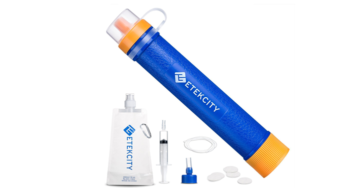 Etekcity Water Filter Straw with 1500L 3-Stage Filtration – Just $17.99!