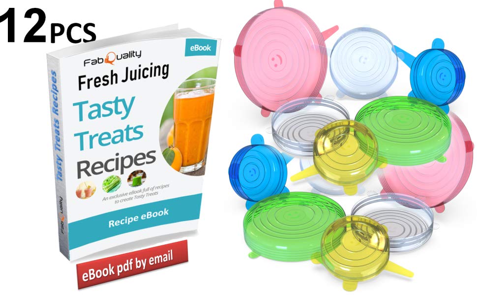 Silicone Stretch Lids 12-pc Only $10.19!