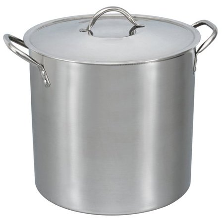 Mainstays 16 Quart Stainless Steel Stock Pot with Lid Only $14.97!