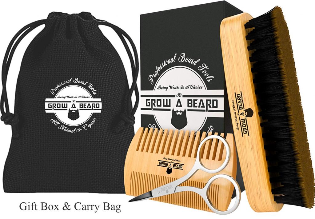 Beard Brush and Comb Set Only $9.99!