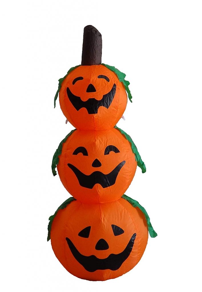 4 Foot Halloween Inflatable 3 Jack-O-Lanterns Yard Decoration—$29.00!